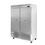 Blue Air BSR49-HC 54'' 49 cu. ft. Bottom Mounted 2 Section Solid Door Reach-In Refrigerator