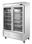 Blue Air BSR49GP-HC 54'' 49 cu. ft. Bottom Mounted 2 Section Glass Door Reach-In Refrigerator