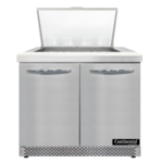 Continental Refrigerator D36N12M-FB Designer Line Mighty Top Sandwich Unit