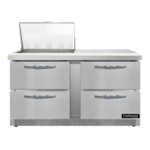 Continental Refrigerator D60N12M-FB-D Designer Line Mighty Top Sandwich Unit