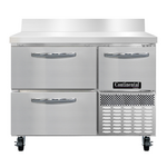 Continental Refrigerator FA43NBS-D Freezer Base Worktop Unit