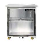 Continental Refrigerator SW27NGD-U Undercounter Display Refrigerator