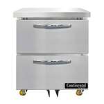 Continental Refrigerator SWF27N-U-D Undercounter Freezer
