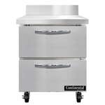 Continental Refrigerator SWF27NBS-D Work Top Freezer