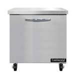 Continental Refrigerator SWF32N Work Top Freezer