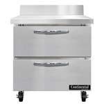 Continental Refrigerator SWF32NBS-D Work Top Freezer