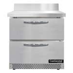 Continental Refrigerator SWF32NBS-FB-D Work Top Freezer