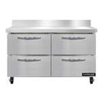 Continental Refrigerator SWF48NBS-D Work Top Freezer