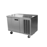 Delfield 186114BUCMP 114'' 3 Door Counter Height Worktop Refrigerator with Front Breathing Compressor - 37.24 cu. ft.