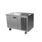 Delfield 18648BUCMP 48'' 1 Door Counter Height Worktop Refrigerator with Front Breathing Compressor - 10.23 cu. ft.