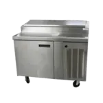 Delfield 18648PTBMP 48'' 1 Door Counter Height Refrigerated Pizza Prep Table