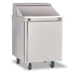 Delfield 4427NP-12M 27.13'' 1 Door Counter Height Mega Top Refrigerated Sandwich / Salad Prep Table