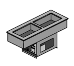 Delfield 8191-EFNP LiquiTec® Slim Line Drop-In Cool Food Unit