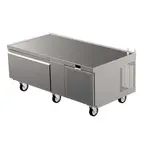 Delfield F2660CP Low-Profile 60.25" 1 Drawer Freezer Base, Stainless Steel with Marine Edge Top - 115 Volts