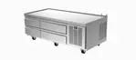 Delfield F2960CP 60.25" 2 Drawer Refrigerated Chef Base with Marine Edge Top 