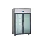 Delfield GAR2NP-G 48'' 40 cu. ft. Top Mounted 2 Section Glass Door Reach-In Refrigerator
