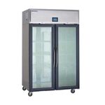 Delfield GAR2NP-GH 48'' 40 cu. ft. Top Mounted 2 Section Glass Door Reach-In Refrigerator