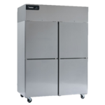 Delfield GBR2P-SH 55.2'' 46 cu. ft. Top Mounted 2 Section Solid Half Door Reach-In Refrigerator