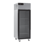 Delfield GBR3P-G 83'' 71 cu. ft. Top Mounted 3 Section Glass Door Reach-In Refrigerator