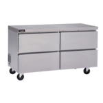 Delfield GUF27P-D 27'' 1 Section Undercounter Freezer with Solid 2 Drawers and Side / Rear Breathing Compressor