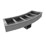 Delfield N8159-BRP Drop-In Curved Mechanically Cooled Cold Pan