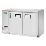 Everest Refrigeration EBB48-SS Silver 2 Solid Door Refrigerated Back Bar Storage Cabinet, 115 Volts