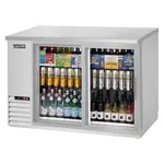 Everest Refrigeration EBB48G-SD-SS Silver 2 Glass Door Refrigerated Back Bar Storage Cabinet, 115 Volts