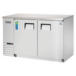 Everest Refrigeration EBB59-SS Silver 2 Solid Door Refrigerated Back Bar Storage Cabinet, 115 Volts