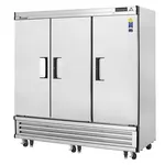 Everest Refrigeration EBF3 74.75'' 67.3 cu. ft. Bottom Mounted 3 Section Solid Door Reach-In Freezer