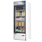 Everest Refrigeration EMGR20 24.75'' White 1 Section Swing Refrigerated Glass Door Merchandiser
