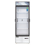 Everest Refrigeration EMGR24C 28.38'' White 1 Section Swing Refrigerated Glass Door Merchandiser