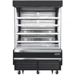 Everest Refrigeration EOMV-60-B-28-T 60.00'' Air Curtain Open Display Merchandiser with