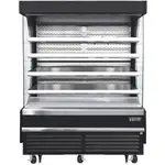 Everest Refrigeration EOMV-72-B-35-T 73.25'' Air Curtain Open Display Merchandiser with