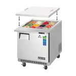 Everest Refrigeration EOTP1 27.75'' 1 Door Counter Height Mega Top Refrigerated Sandwich / Salad Prep Table