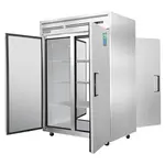 Everest Refrigeration ESPT-2S-2S 49.63'' 48.0 cu. ft. 2 Section Solid Door Pass-Thru Refrigerator
