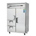 Everest Refrigeration ESRF2D2 Reach-In Refrigerator/Freezer Combo