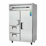 Everest Refrigeration ESRF2D2 Reach-In Refrigerator/Freezer Combo