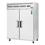 Everest Refrigeration ESWF2 59'' 55.0 cu. ft. Top Mounted 2 Section Solid Door Reach-In Freezer