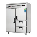 Everest Refrigeration ESWQ2D2 Reach-In Refrigerator/Freezer Combo