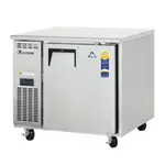Everest Refrigeration ETF1 35.63'' 1 Section Undercounter Freezer with 1 Right Hinged Solid Door and Front Breathing Compressor