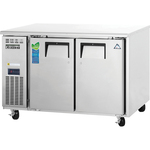 Everest Refrigeration ETF2 47.5'' 2 Section Undercounter Freezer with 2 Left/Right Hinged Solid Doors and Front Breathing Compressor