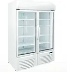 Excellence GDF-43 46.5'' 37.1 cu. ft. Bottom Mounted 2 Section Glass Door Reach-In Freezer