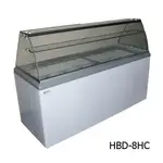 Excellence HBD-8HC Ice Cream Dipping Cabinet with LED