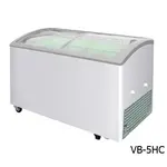 Excellence VB-2HC VB Sliding Curved Lid Freezer/Ice Cream Freezer with LED