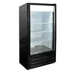 Excellence VR-12HC 25.63'' 12.0 cu. ft. 1 Section Black Glass Door Merchandiser Freezer