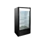 Excellence VR-12HC 25.63'' 12.0 cu. ft. 1 Section Black Glass Door Merchandiser Freezer