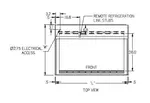 Federal Industries CGR3648CD Curved Glass Refrigerated Deli Case