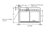 Federal Industries CGR5042DZ Curved Glass Vertical Dual Zone Bakery Case Refrigerated Left Non-Refrigerated Right