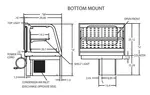 Federal Industries CRB3628SS Counter Top Refrigerated Self-Serve Bottom Mount Merchandiser