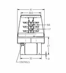 Federal Industries ECSS60SC Specialty Display End Cap Refrigerated Self-Serve Merchandiser